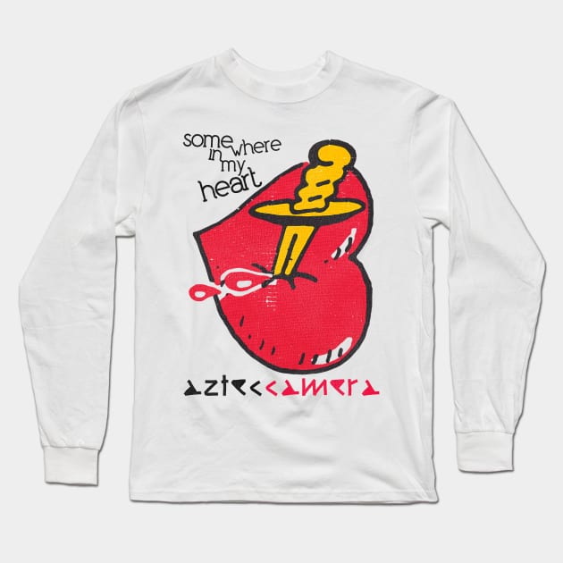 Aztec Camera - Somewhere In My Heart Long Sleeve T-Shirt by darklordpug